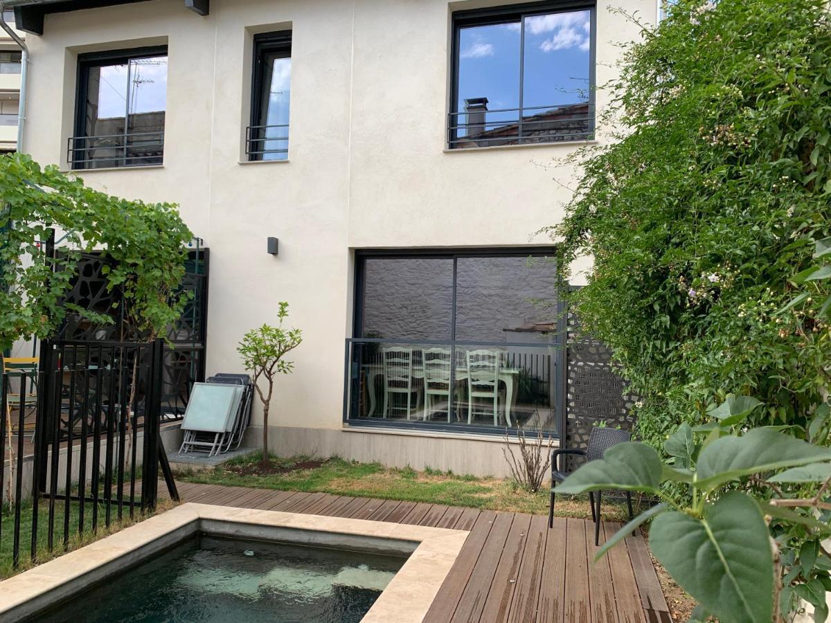 Agreable Maison De Clim/piscine/jardin Villa Nimes